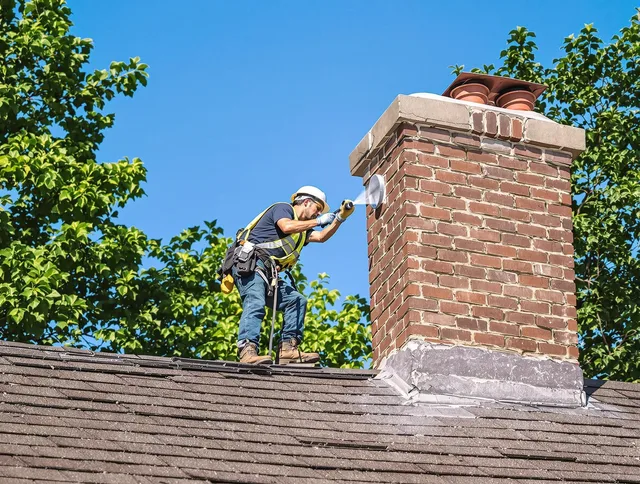 Holbrook Chimney Sweep performing an inspection with advanced tools in Holbrook, MA