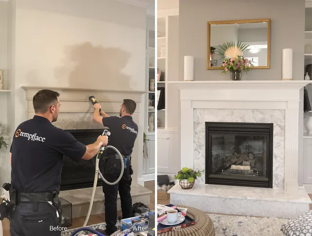 Professional soot removal by Holbrook Chimney Sweep team in Holbrook, MA